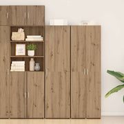 Highboard 2 pcs Umjetnički hrast 50 x 42,5 x 185 cm