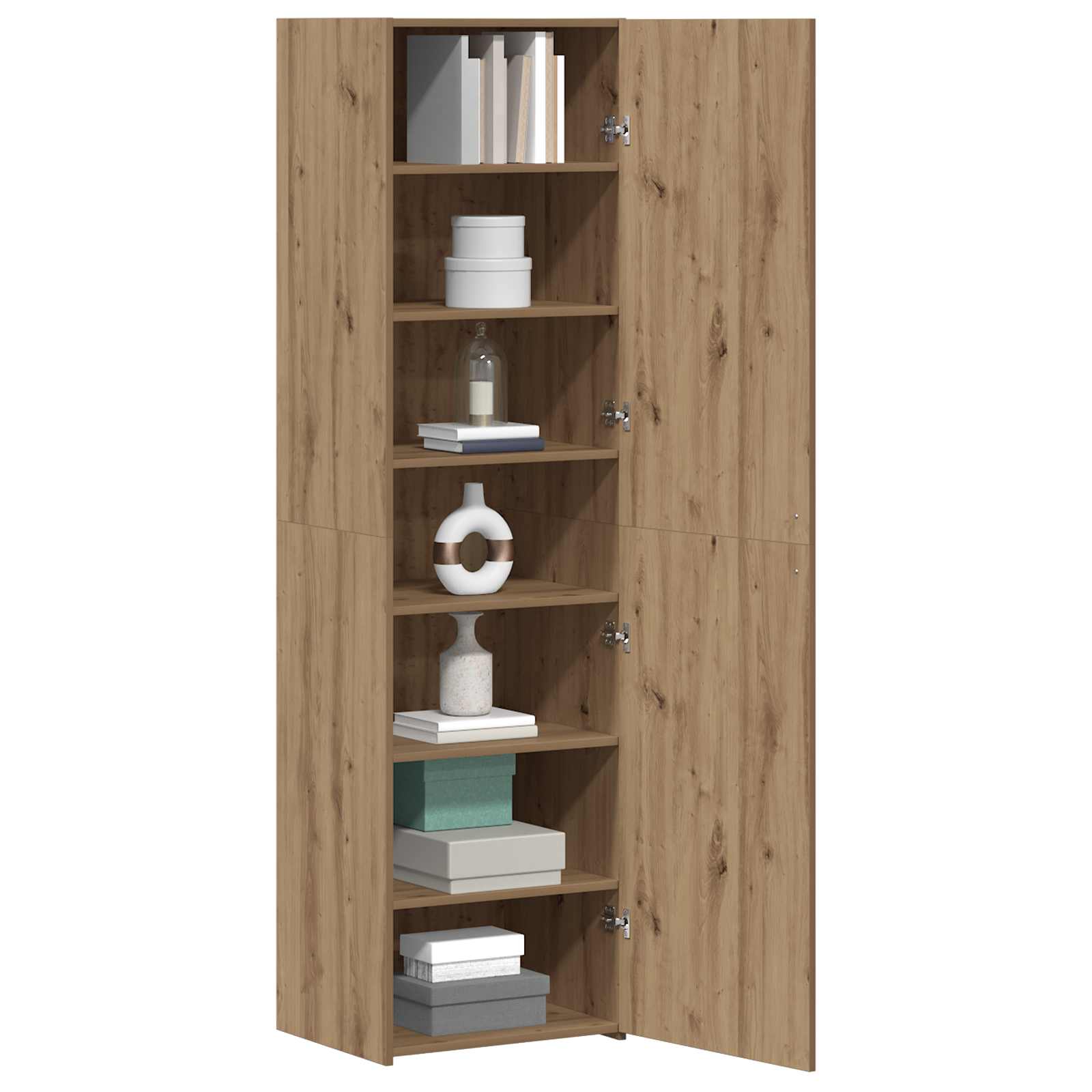 Highboard 2 pcs Umjetnički hrast 50 x 42,5 x 185 cm