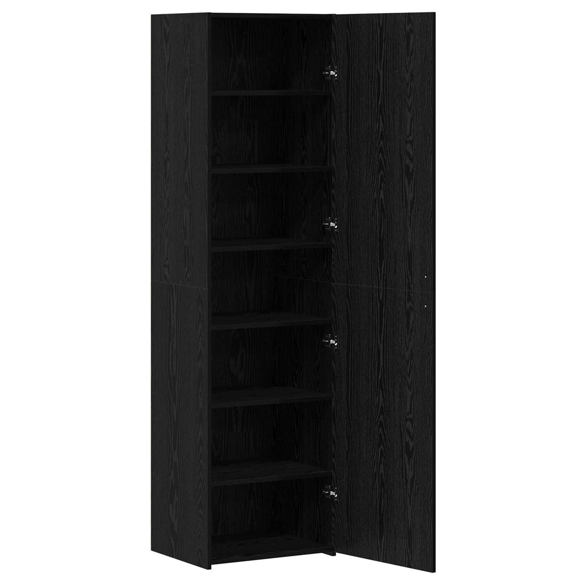 Highboard 2 pcs Crni hrast 50 x 42,5 x 185 cm