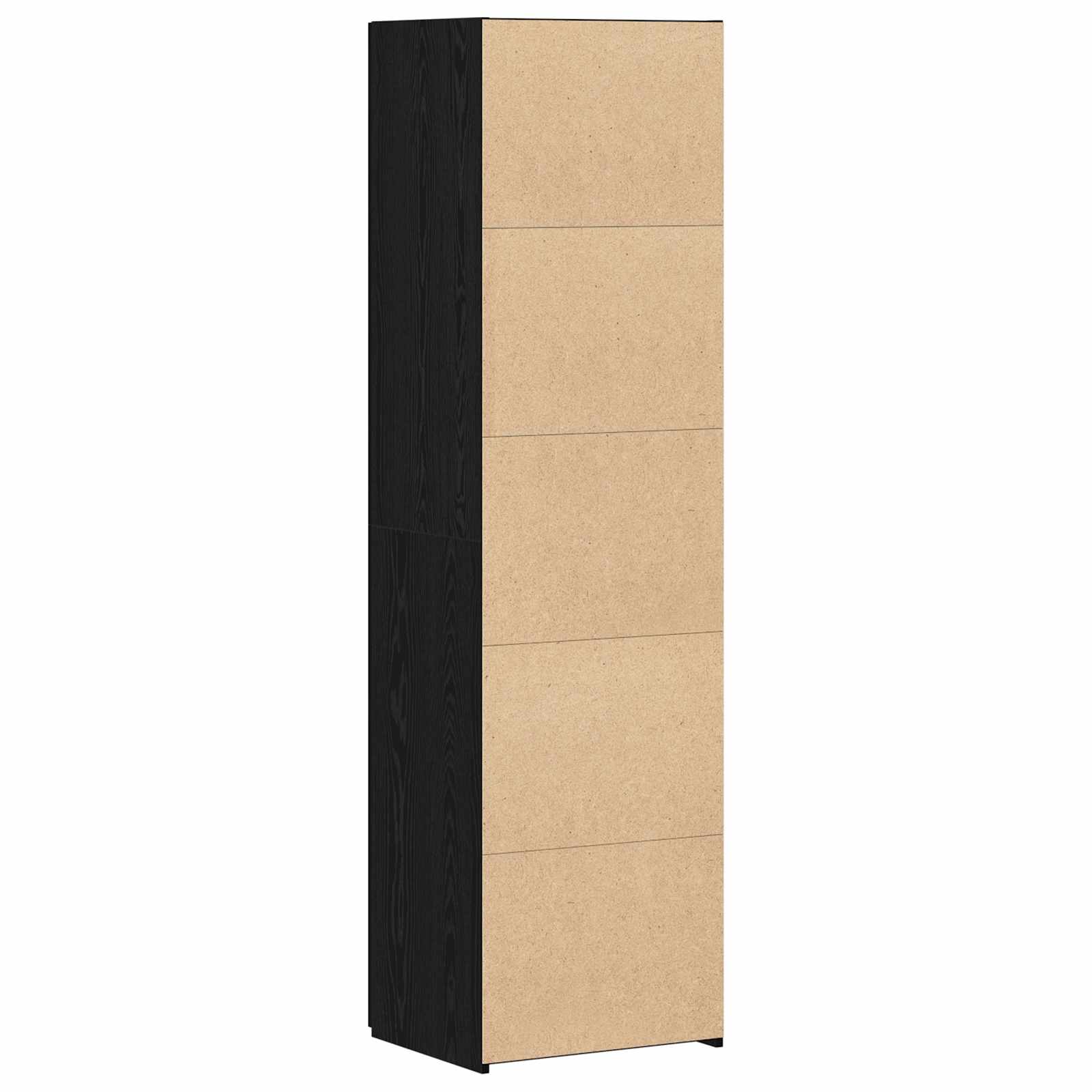 Highboard 2 pcs Crni hrast 50 x 42,5 x 185 cm