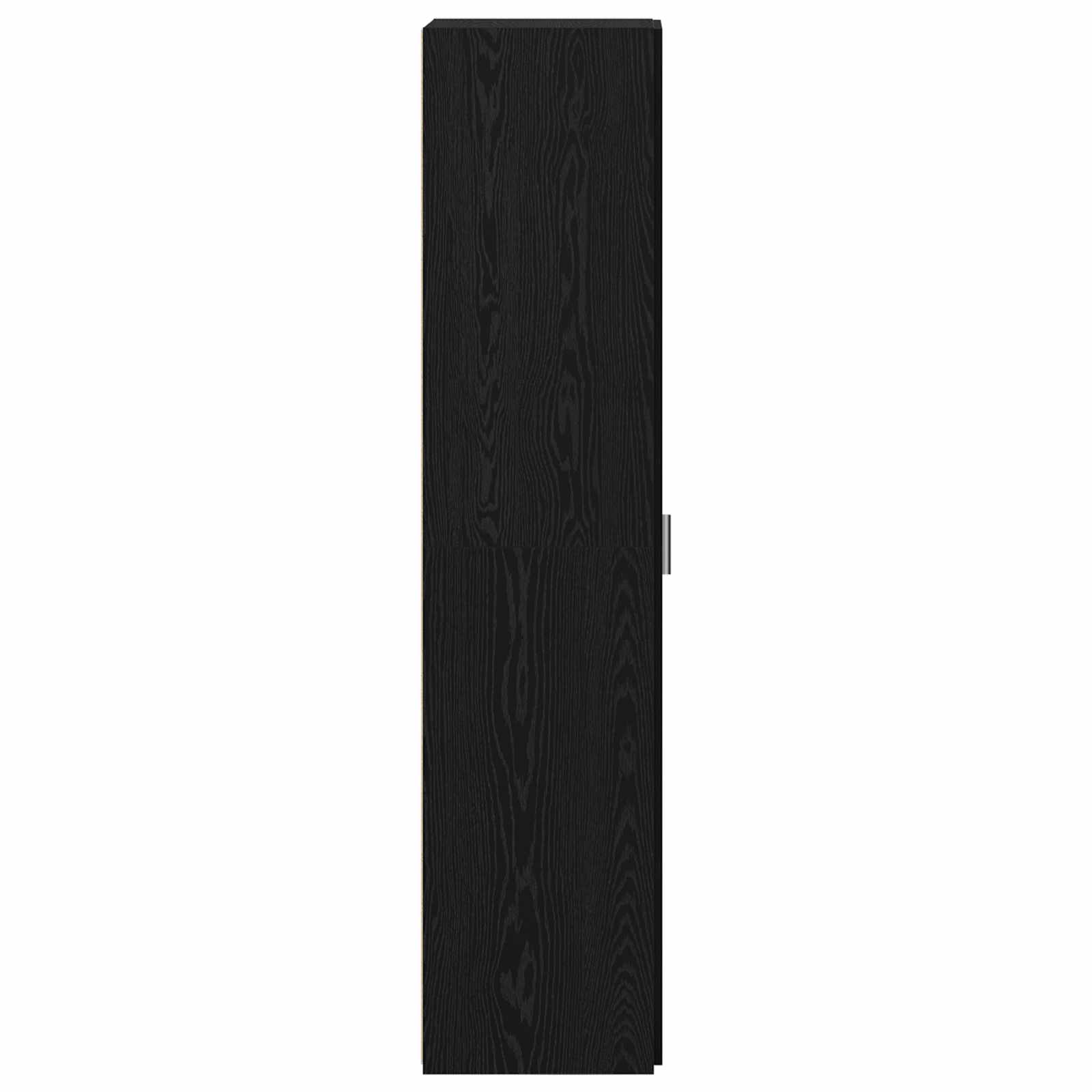 Highboard 2 pcs Crni hrast 50 x 42,5 x 185 cm