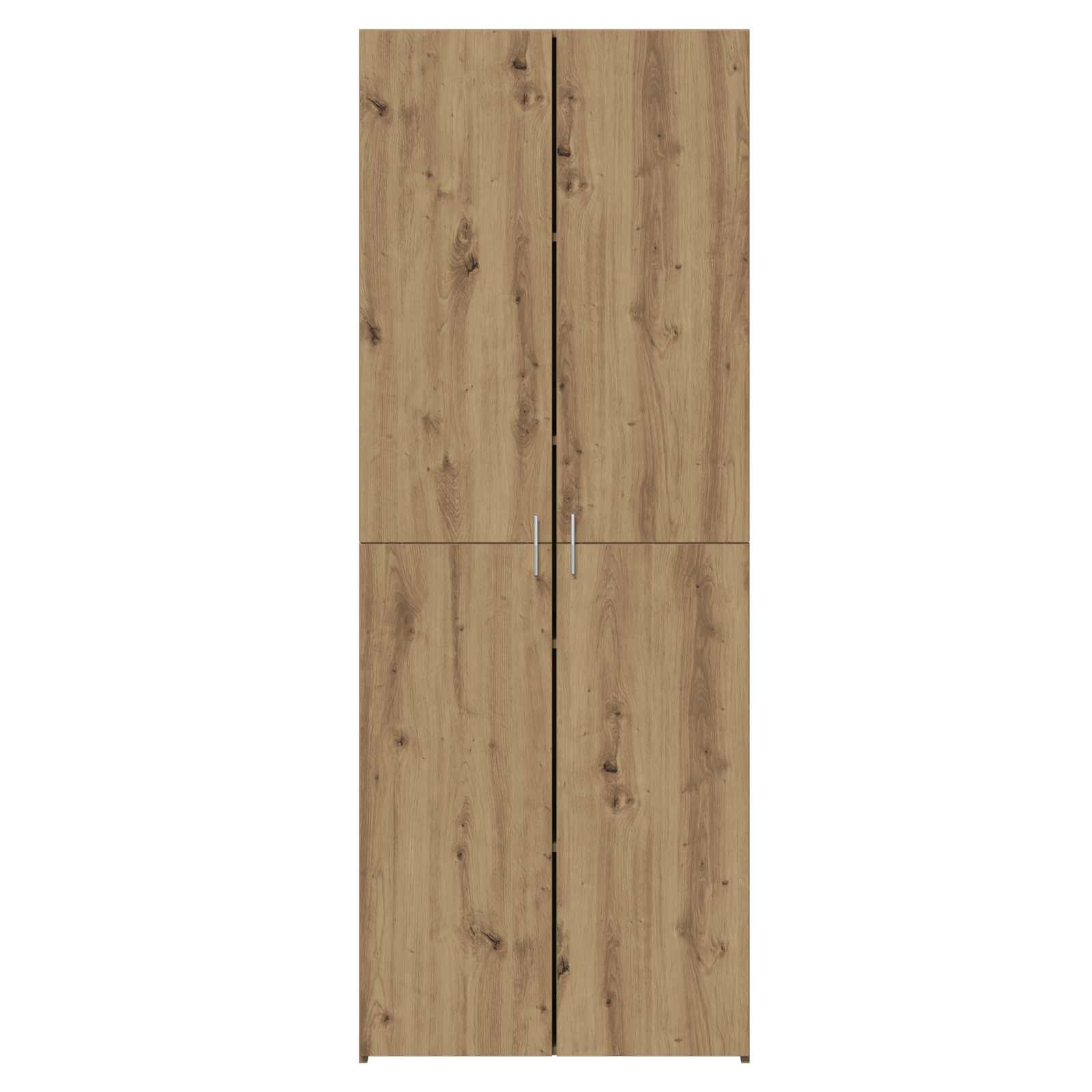 Highboard 2 pcs Umjetnički hrast 70 x 42,5 x 185 cm