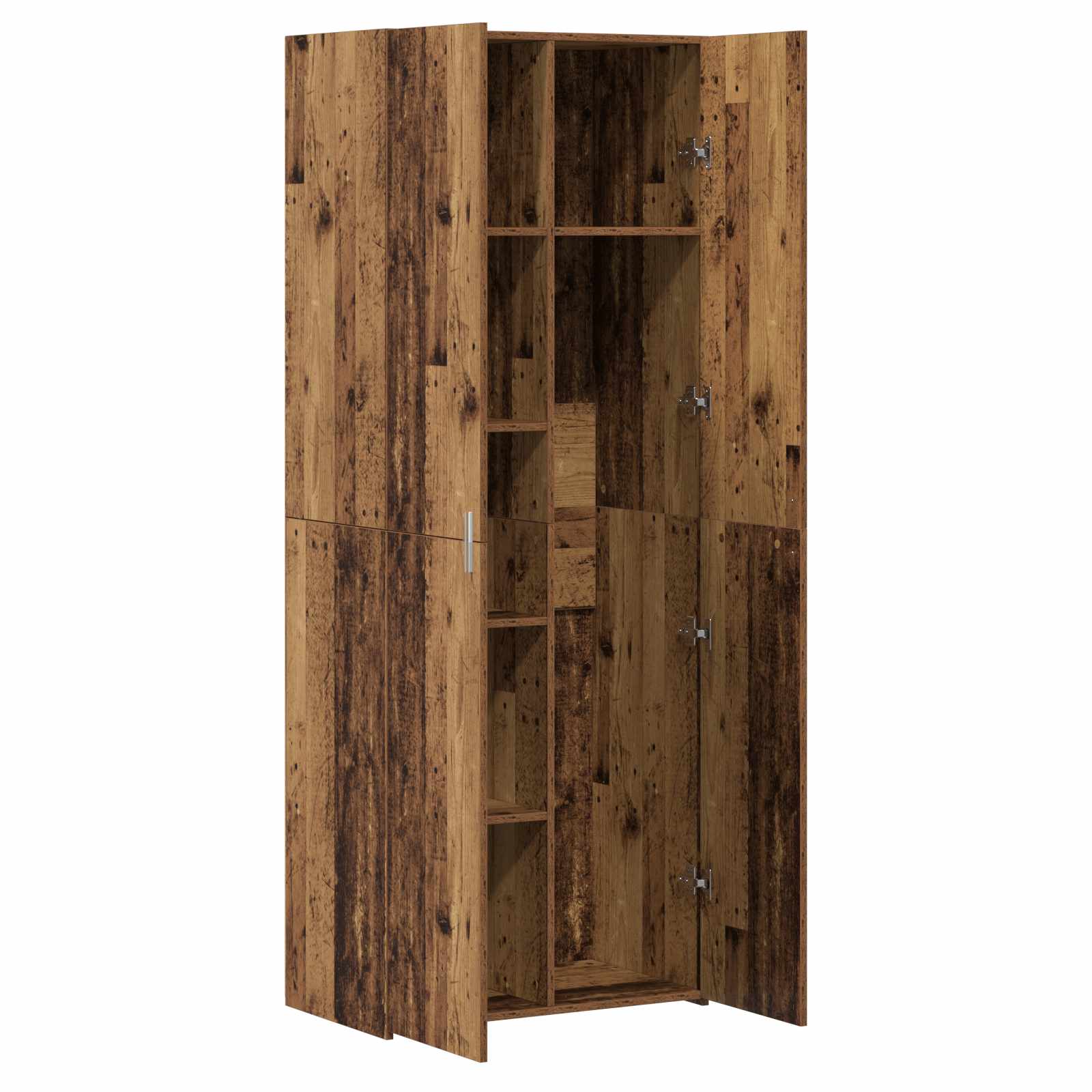 Highboard 2 pcs Staro drvo 70 x 42,5 x 185 cm