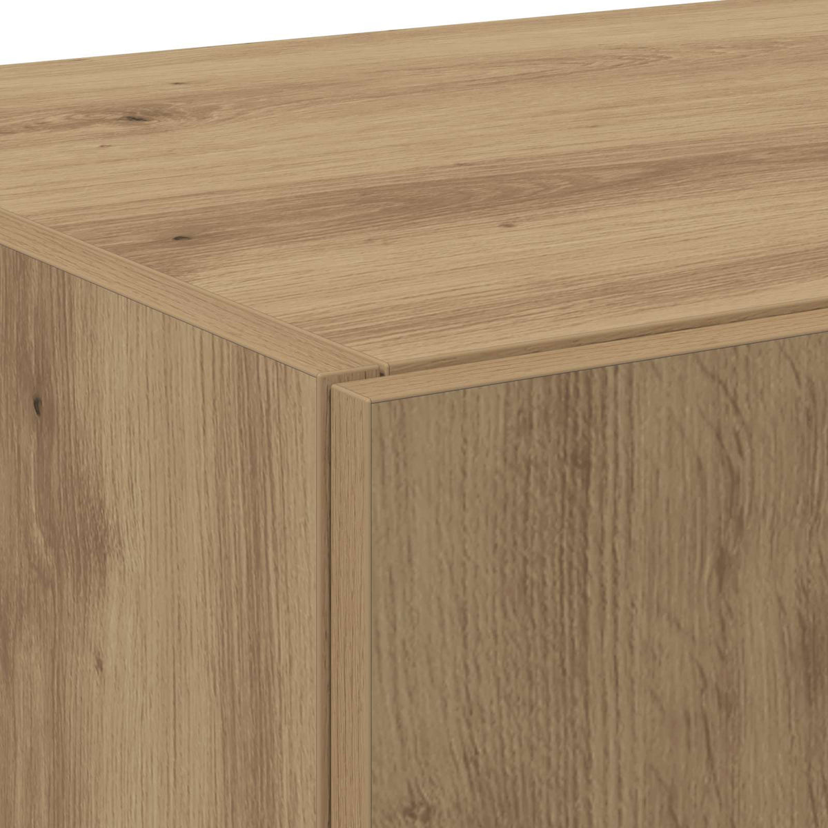 Highboard 2 pcs Umjetnički hrast 70 x 42,5 x 185 cm