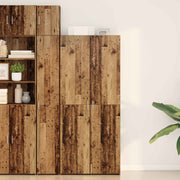 Highboard 2 pcs Staro drvo 80 x 42 x 185 cm