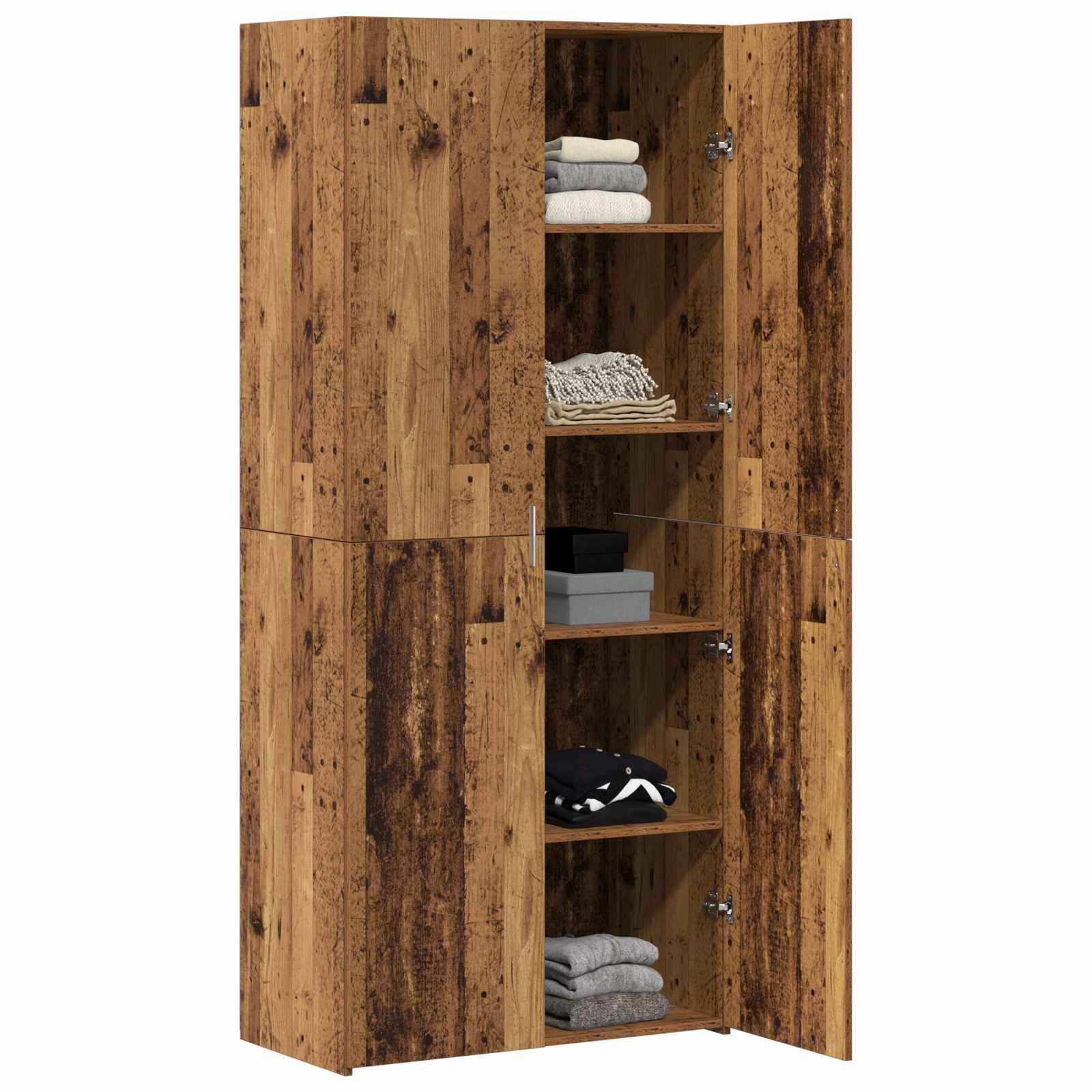 Highboard 2 pcs Staro drvo 80 x 42 x 185 cm