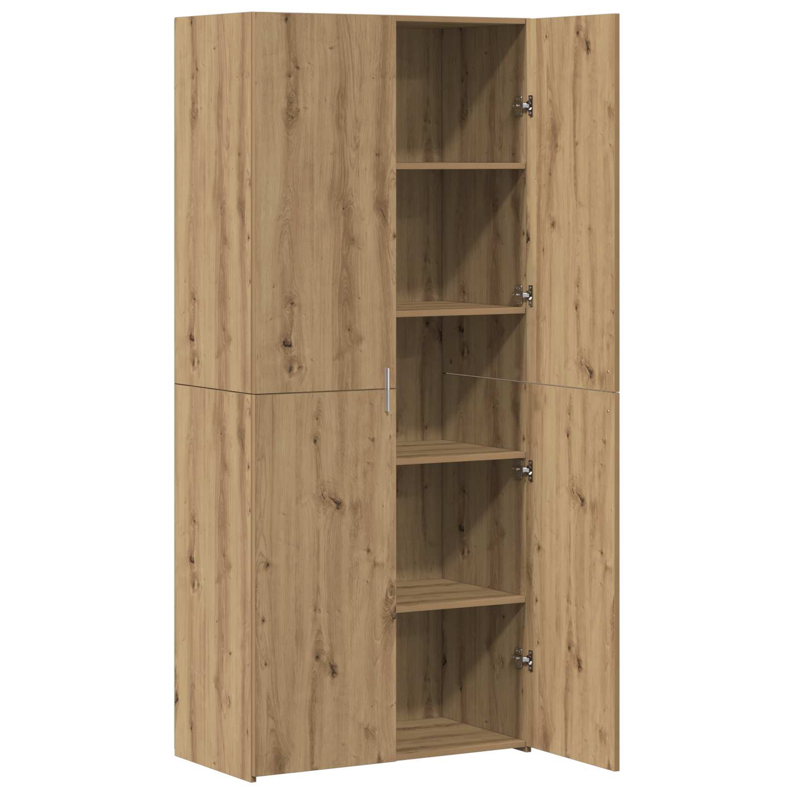 Highboard 2 pcs Umjetnički hrast 80 x 42 x 185 cm