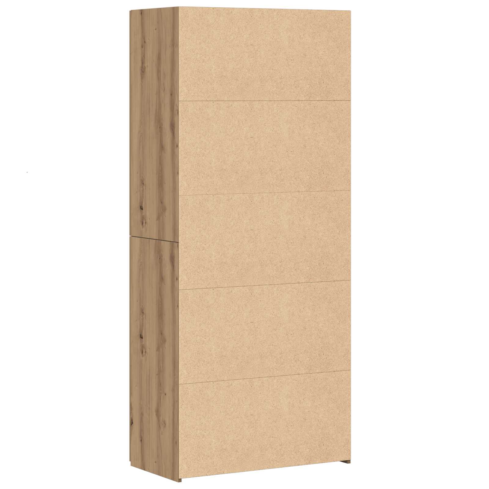 Highboard 2 pcs Umjetnički hrast 80 x 42 x 185 cm