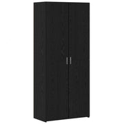 Highboard 2 pcs Crni hrast 80 x 42 x 185 cm