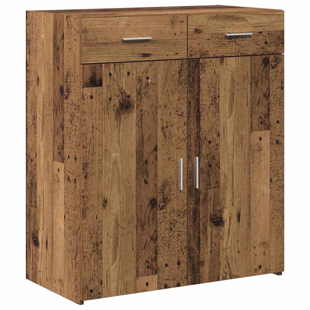 Ormarić za pohranu s ladicama Staro drvo 80 x 42.5 x 93.5 cm