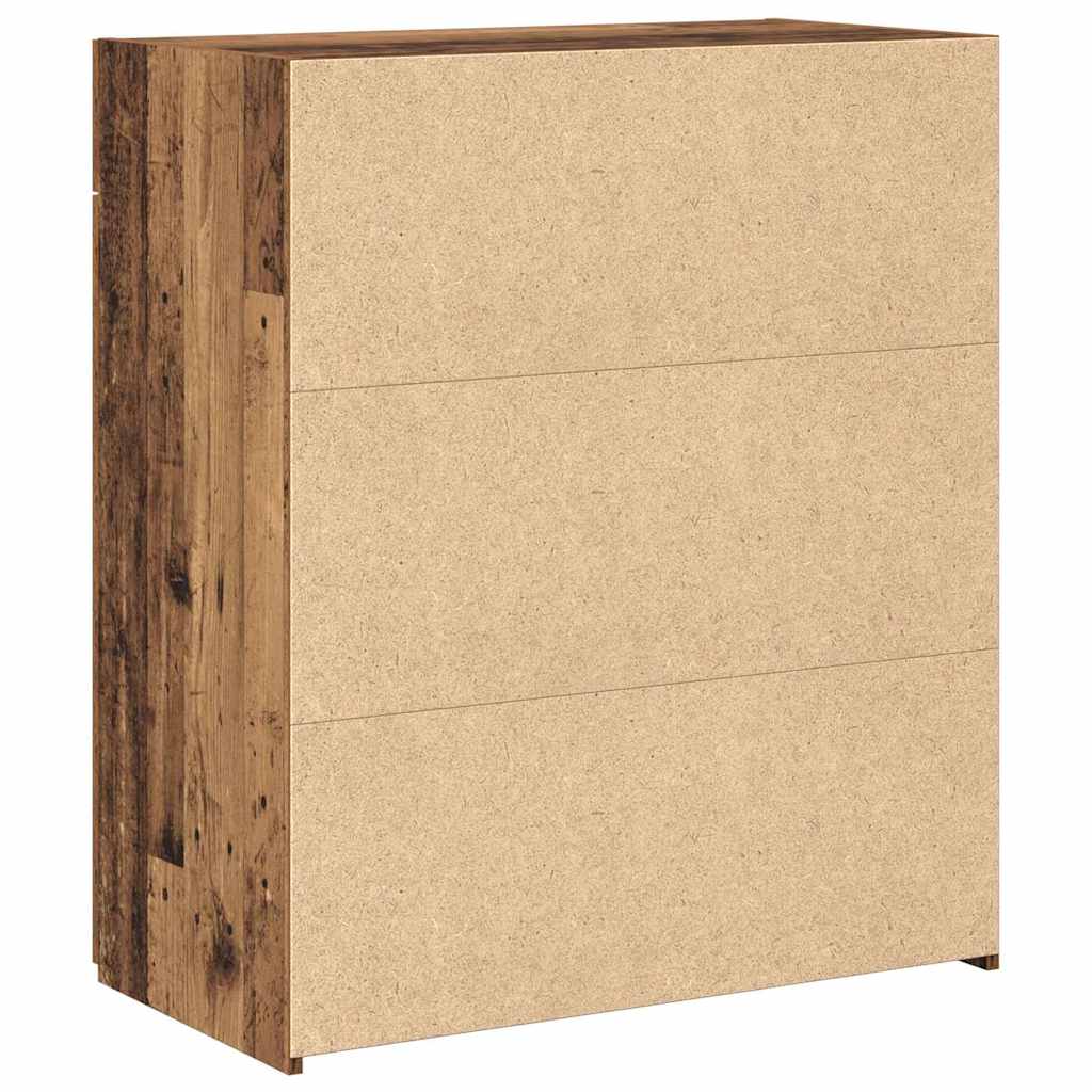 Ormarić za pohranu s ladicama Staro drvo 80 x 42.5 x 93.5 cm