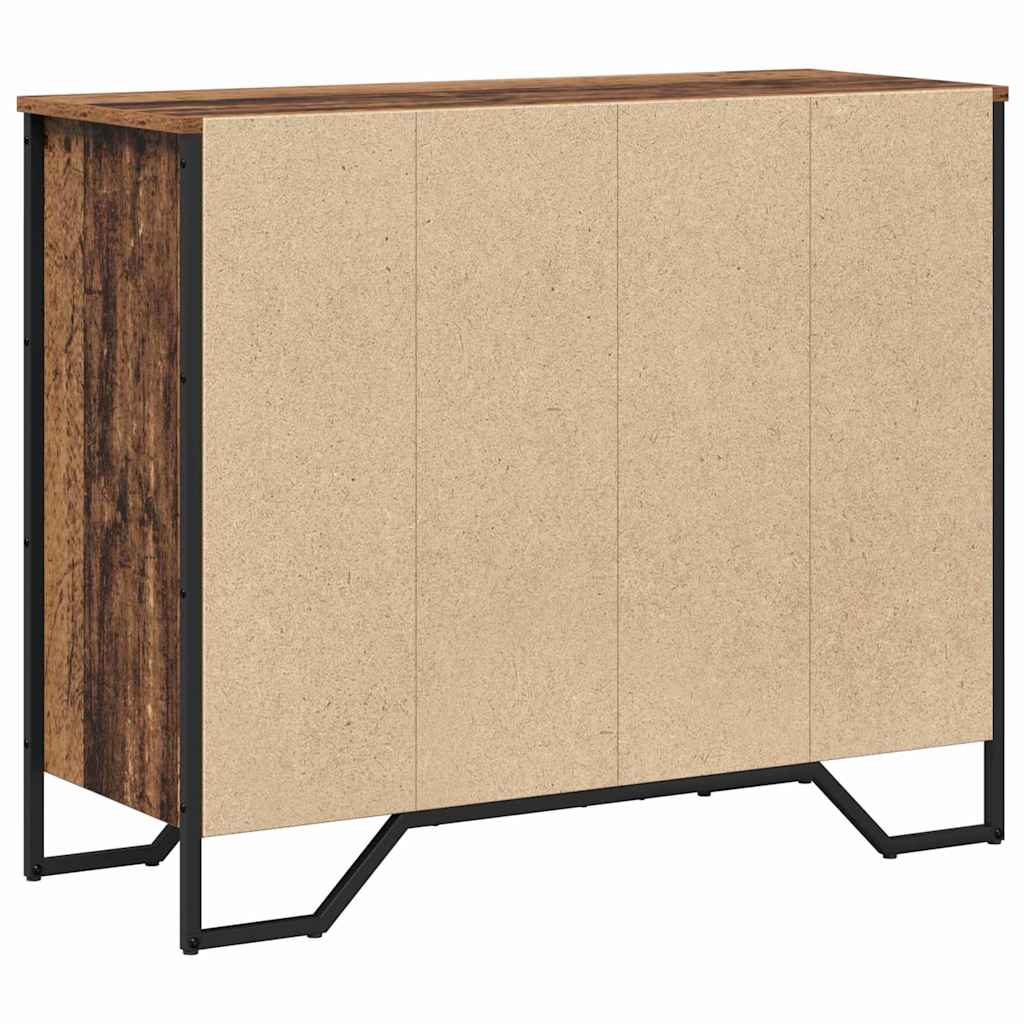 Komoda s ladicama 2 pcs Staro drvo 91 x 35,5 x 74,5 cm