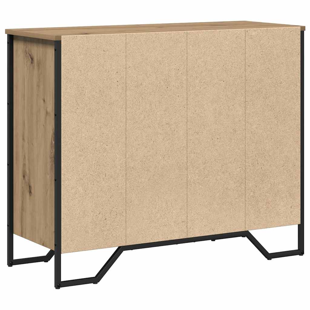 Komoda s ladicama 2 pcs Umjetnički hrast 91 x 35,5 x 74,5 cm