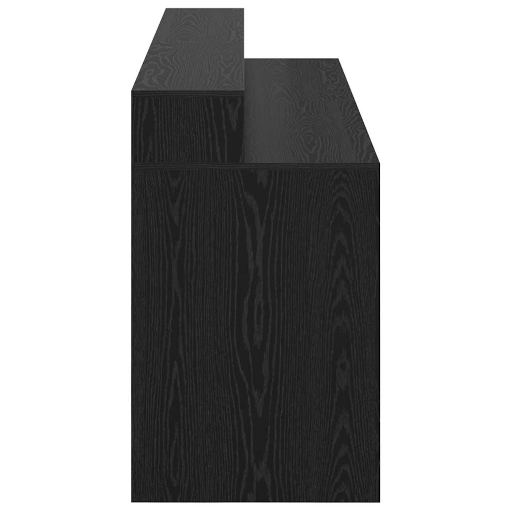 Stol s ladicama Crni hrast 200 x 55 x 91 cm Konstruirano drvo