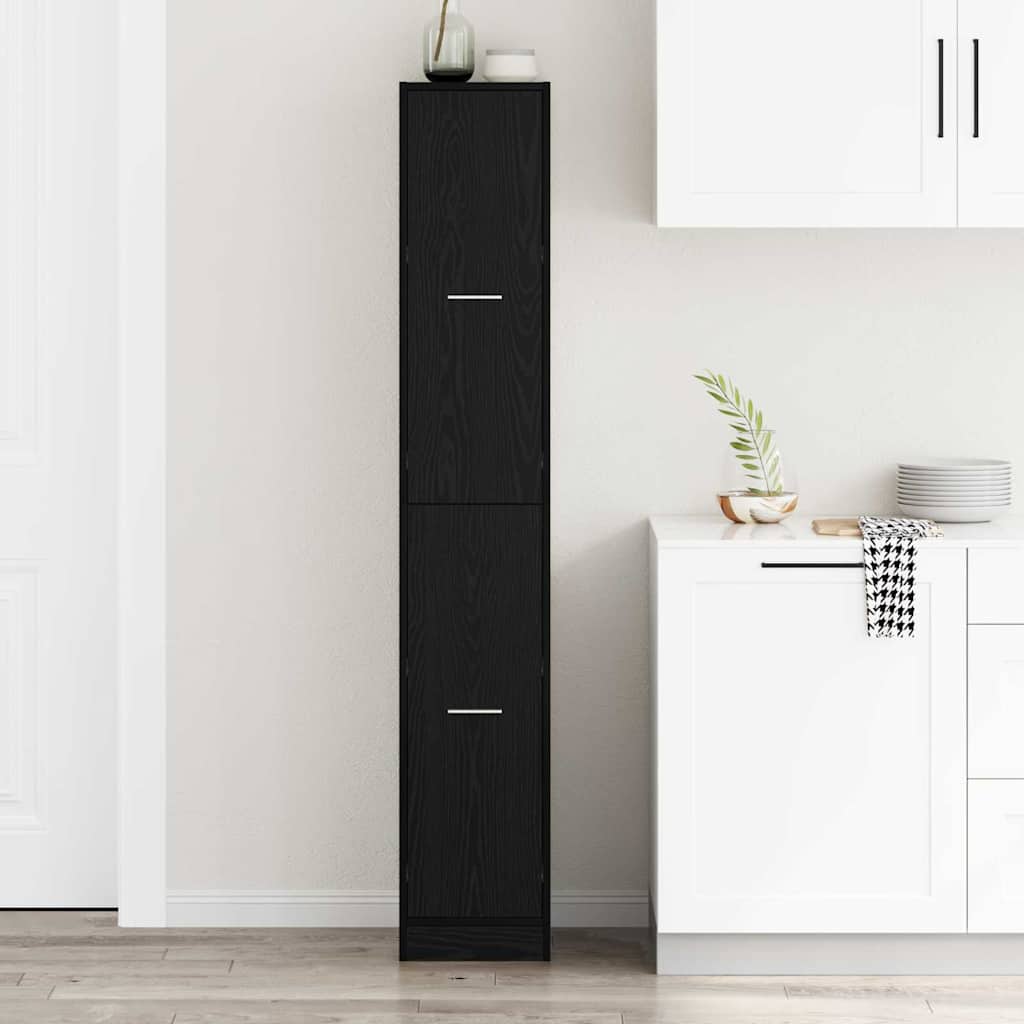 Apoteka za pohranu Crni hrast 30 x 41 x 174.5 cm