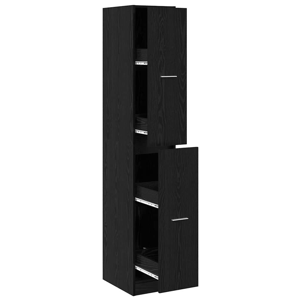 Apoteka za pohranu Crni hrast 30 x 41 x 174.5 cm