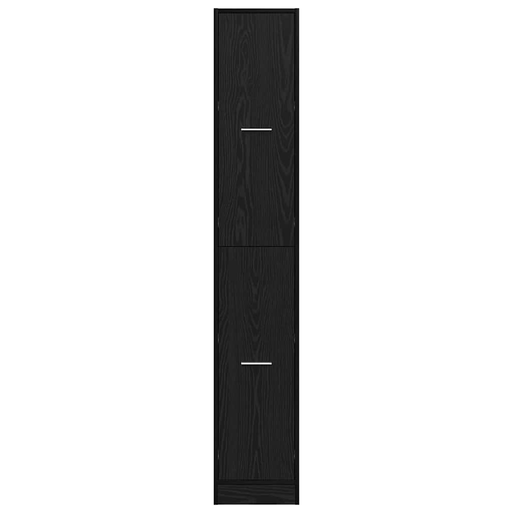 Apoteka za pohranu Crni hrast 30 x 41 x 174.5 cm