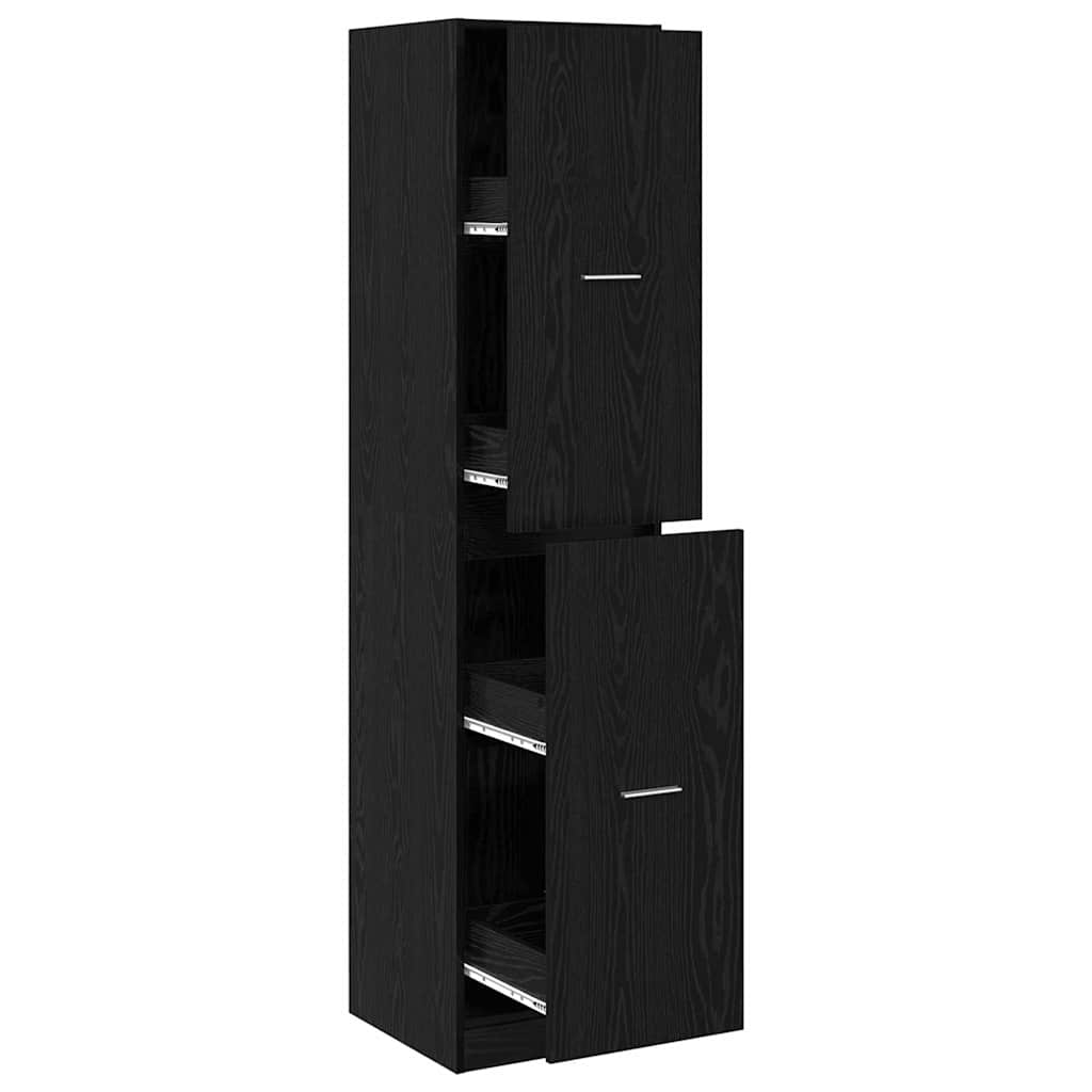 Apoteka za pohranu Crni hrast 40 x 41 x 174.5 cm