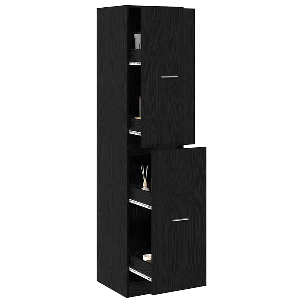 Apoteka za pohranu Crni hrast 40 x 41 x 174.5 cm