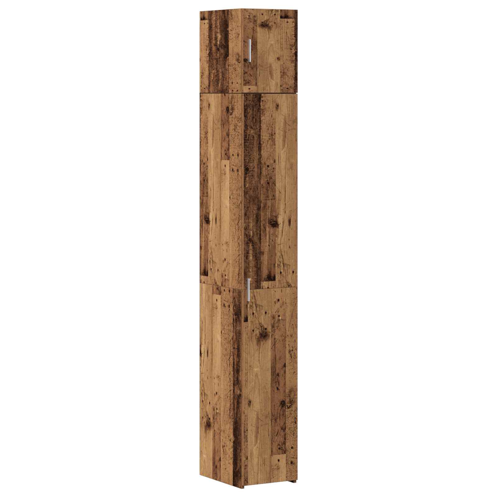 Ormarić za pohranu 3 pcs Staro drvo 30 x 42,5 x 225 cm
