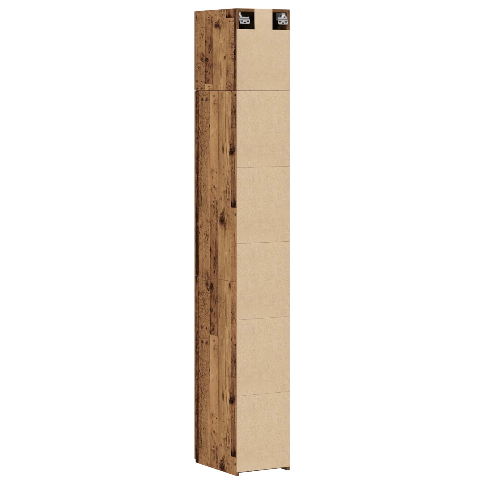 Ormarić za pohranu 3 pcs Staro drvo 30 x 42,5 x 225 cm