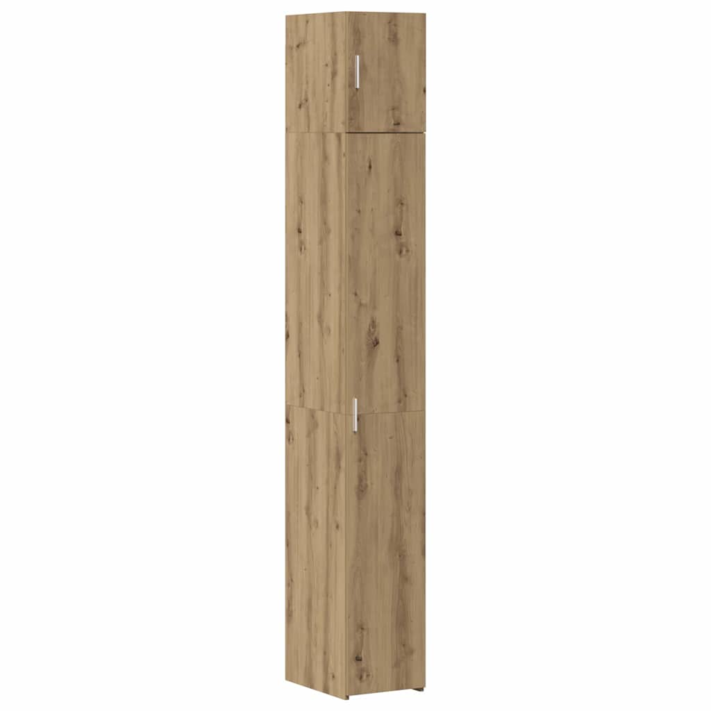 Ormarić za pohranu 3 pcs Umjetnički hrast 30 x 42,5 x 225 cm
