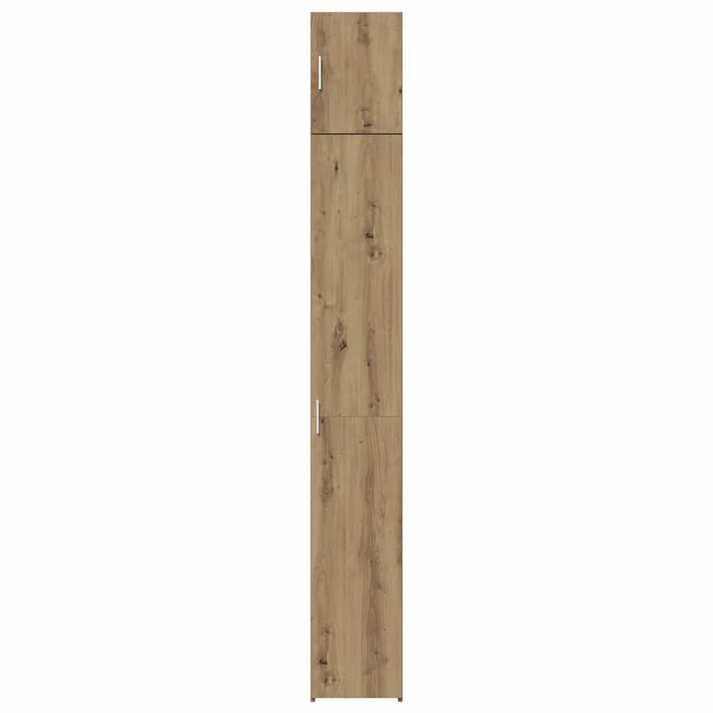 Ormarić za pohranu 3 pcs Umjetnički hrast 30 x 42,5 x 225 cm