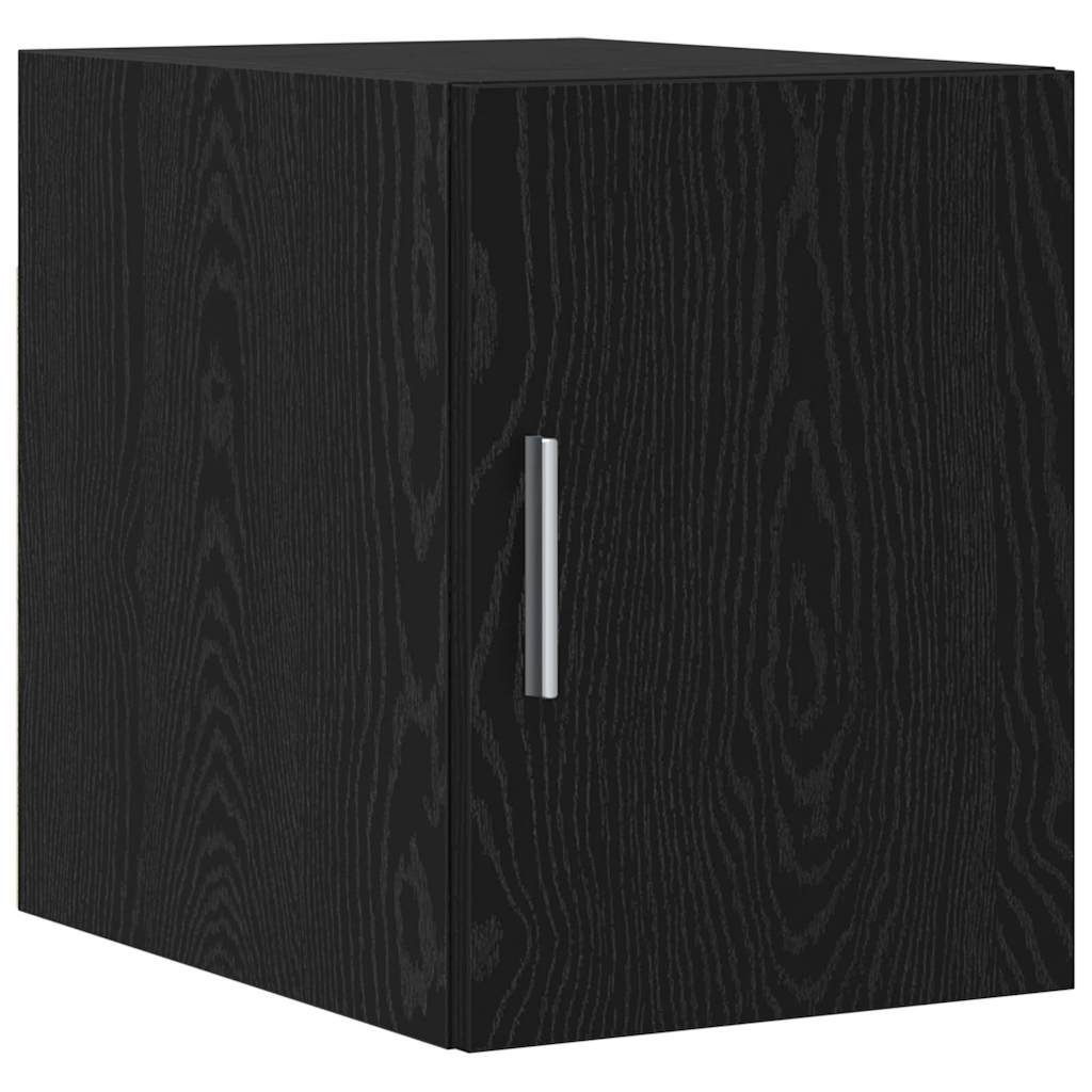 Ormarić za pohranu 3 pcs Crni hrast 30 x 42,5 x 225 cm