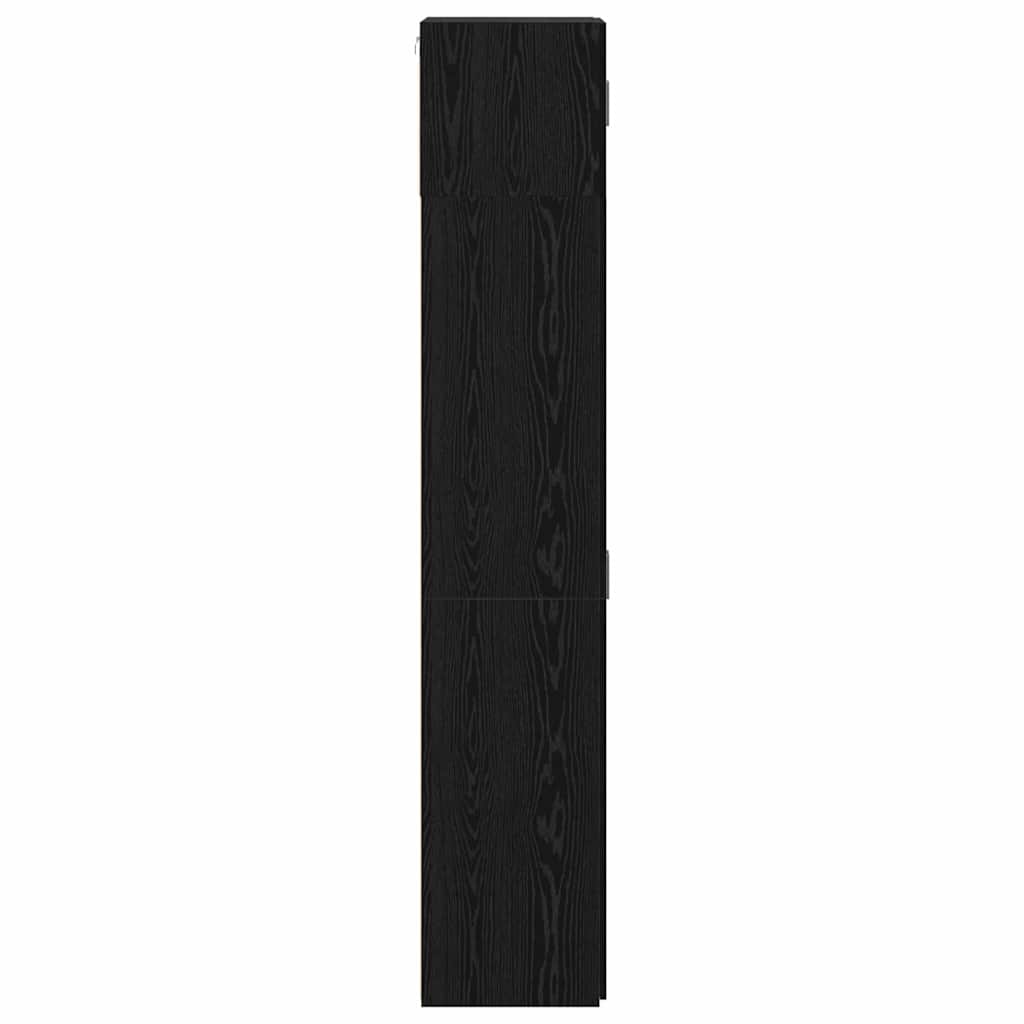 Ormarić za pohranu 3 pcs Crni hrast