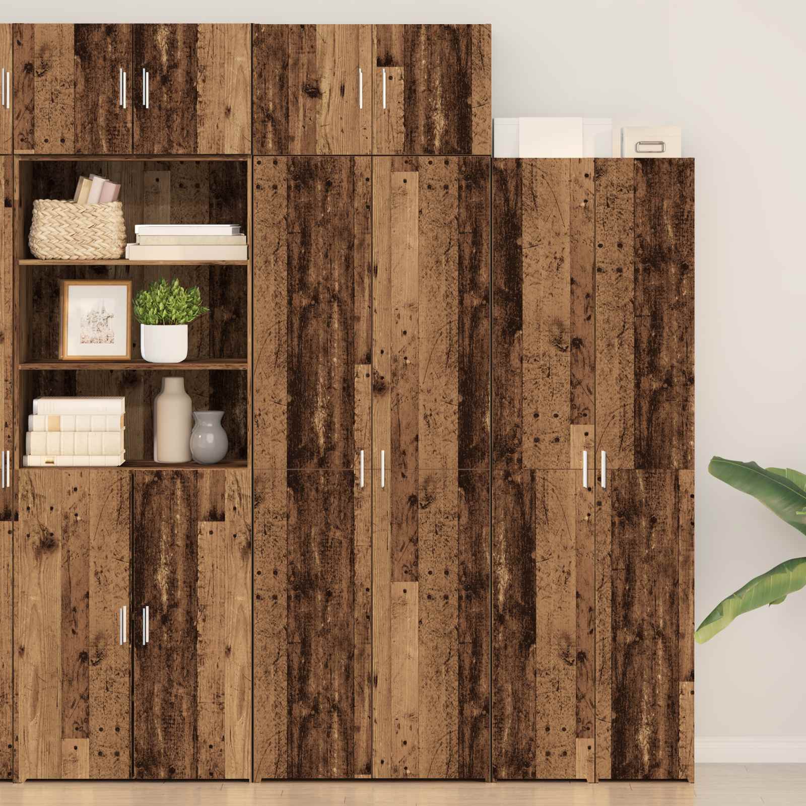 Ormarić za pohranu 3 pcs Staro drvo