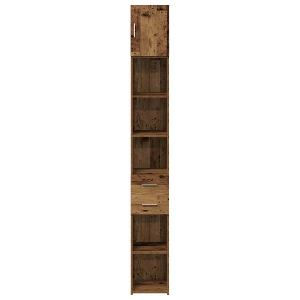 Ormarić za pohranu 2 pcs Staro drvo 30 x 42,5 x 225 cm