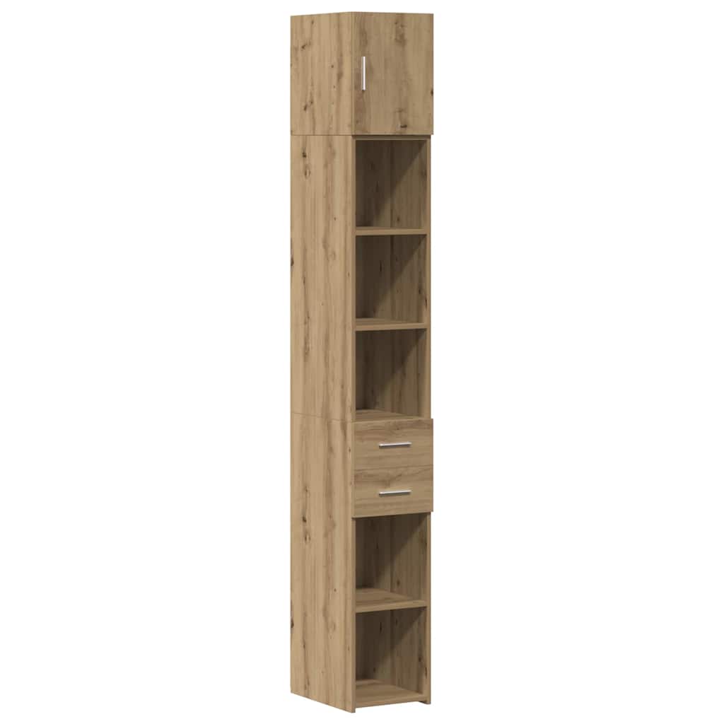 Ormarić za pohranu 2 pcs Umjetnički hrast 30 x 42,5 x 225 cm