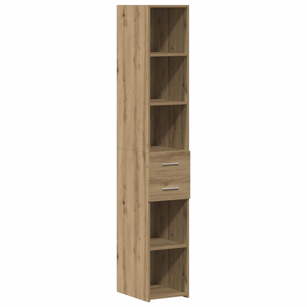 Ormarić za pohranu 2 pcs Umjetnički hrast 30 x 42,5 x 225 cm
