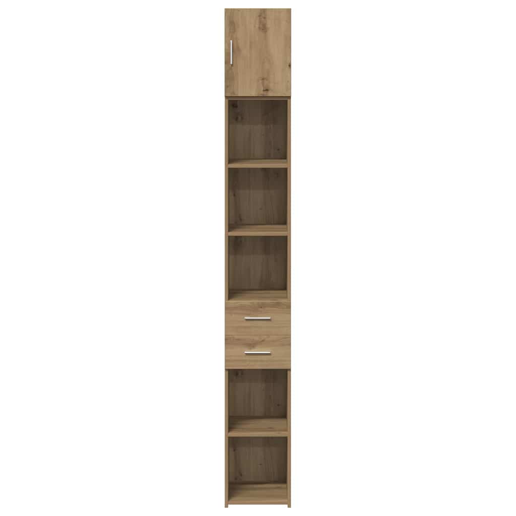 Ormarić za pohranu 2 pcs Umjetnički hrast 30 x 42,5 x 225 cm