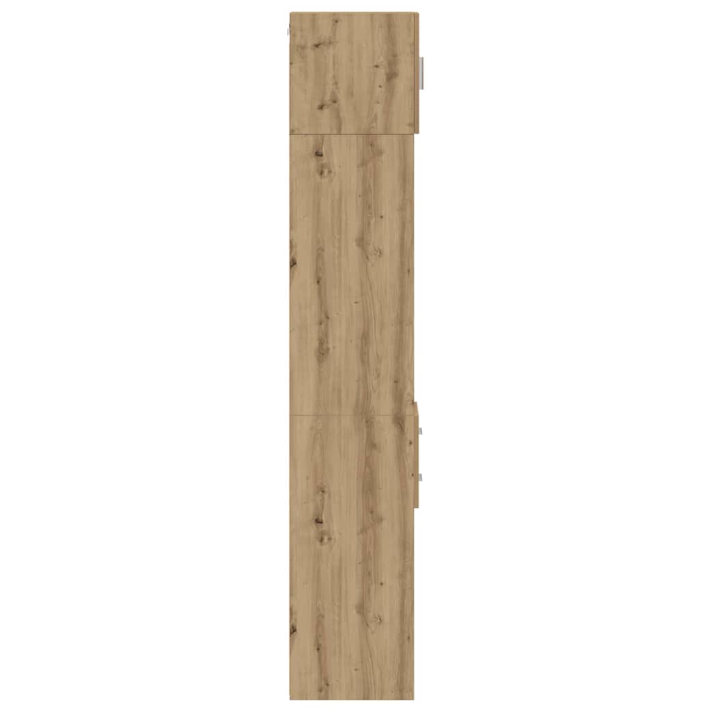 Ormarić za pohranu 2 pcs Umjetnički hrast 30 x 42,5 x 225 cm