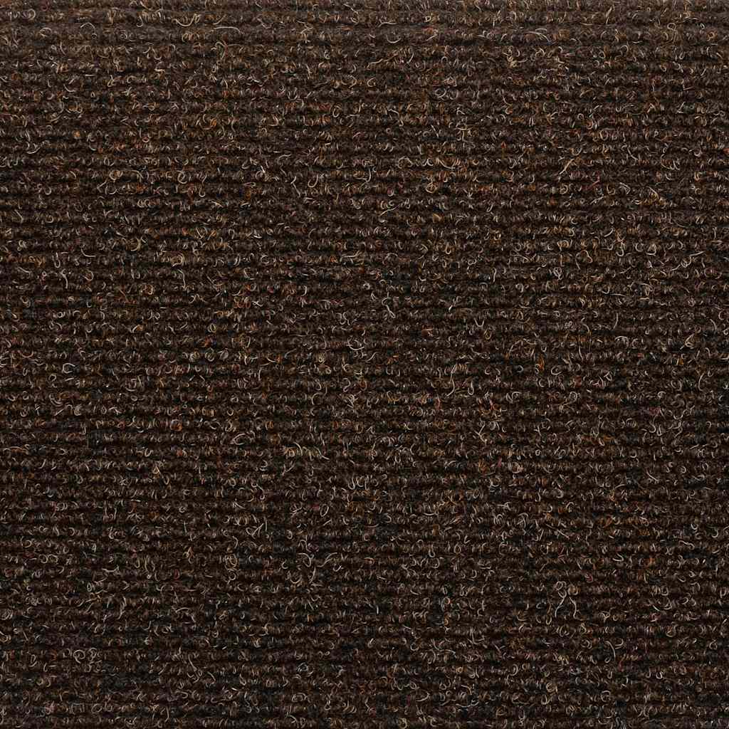 Prostirke za stepenice, samoljepljive, 20 kom., 65x21x4 cm, smeđe, poluokrugle, velike