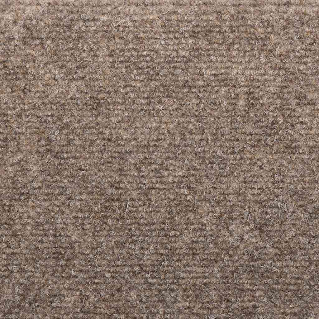 Prostirke za stepenice, samoljepljive, 20 kom., 65x21x4 cm, bež, poluokrugle, velike