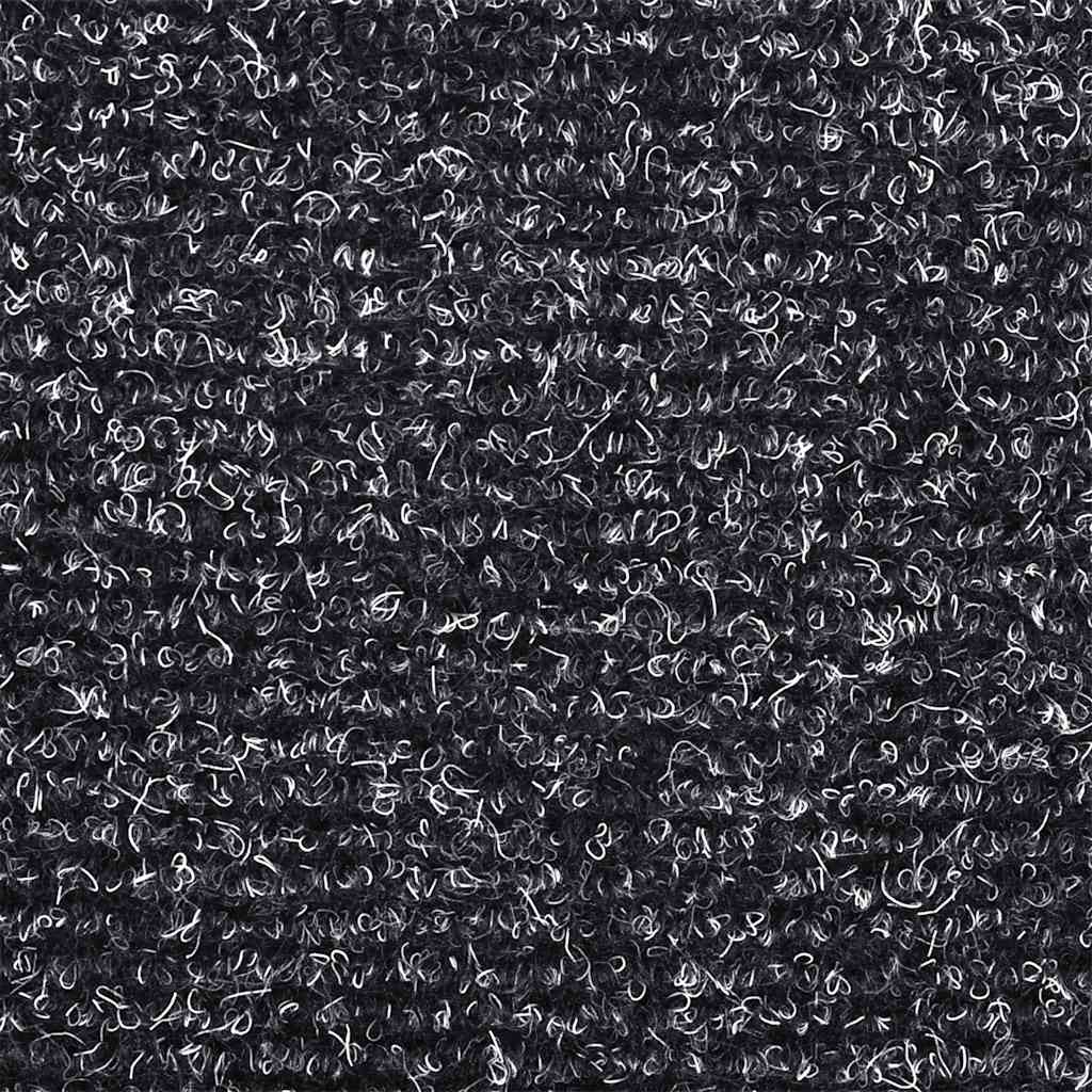 Prostirke za stepenice, samoljepljive, 30 kom, 56x17x3 cm, tamno sive, poluokrugle