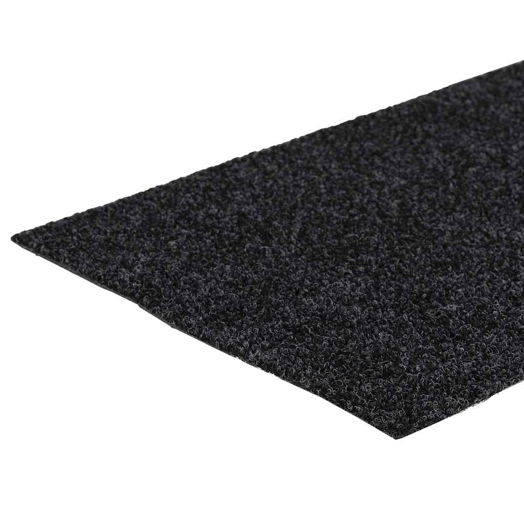 Prostirke za stepenice samoljepljive 30 kom 60x25 cm tamnosive pravokutne