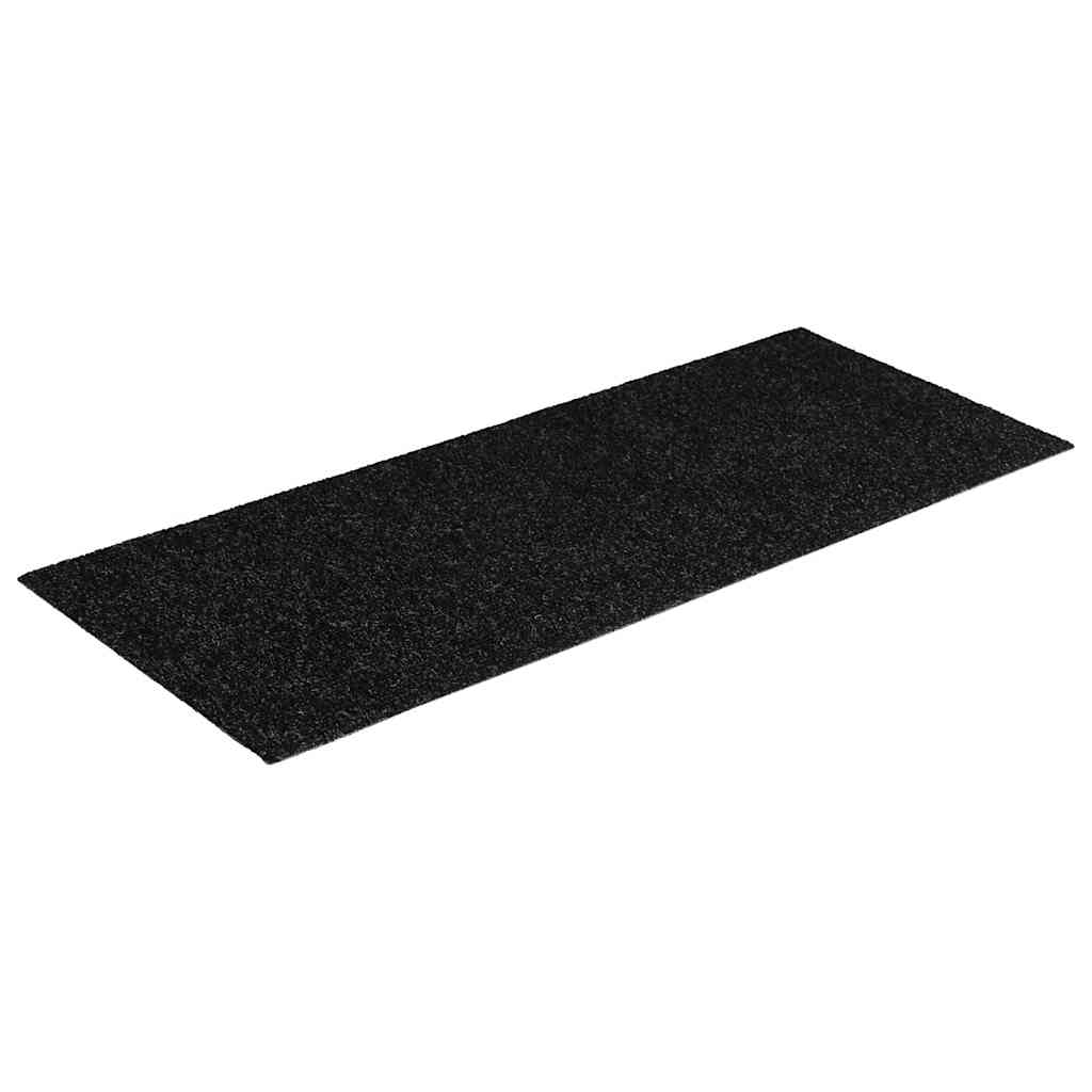 Prostirke za stepenice samoljepljive 30 kom 60x25 cm crne pravokutne