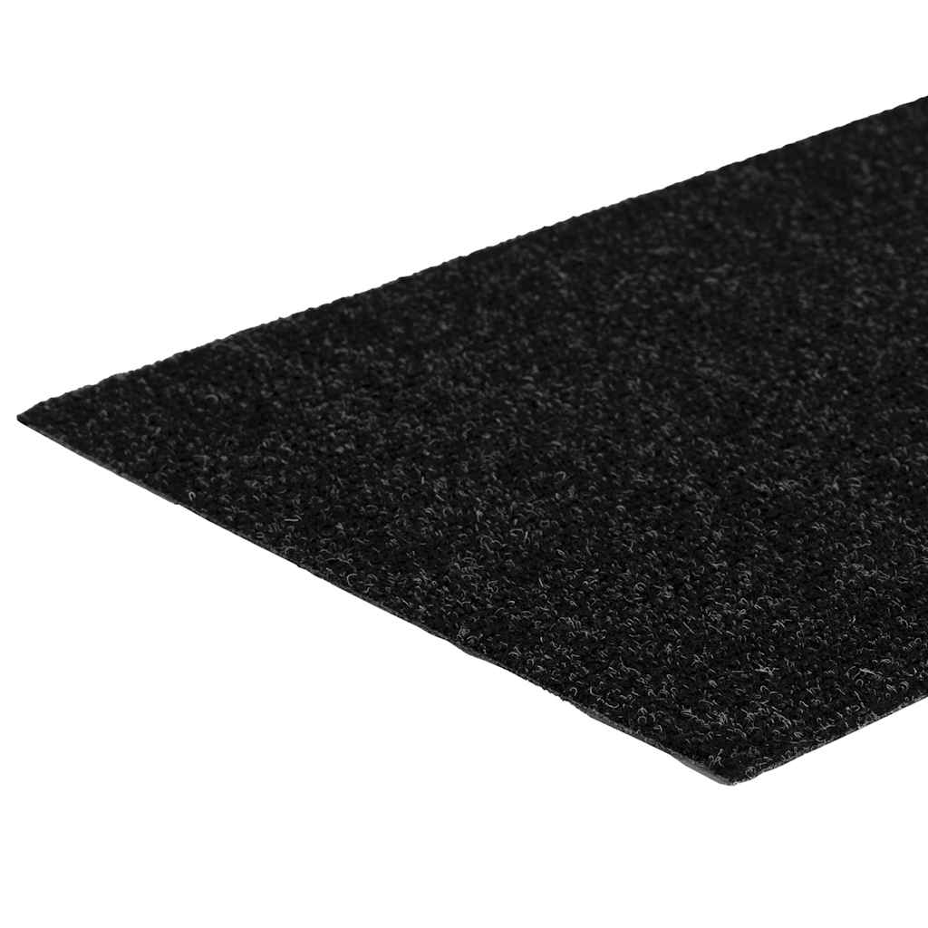 Prostirke za stepenice samoljepljive 30 kom 60x25 cm crne pravokutne