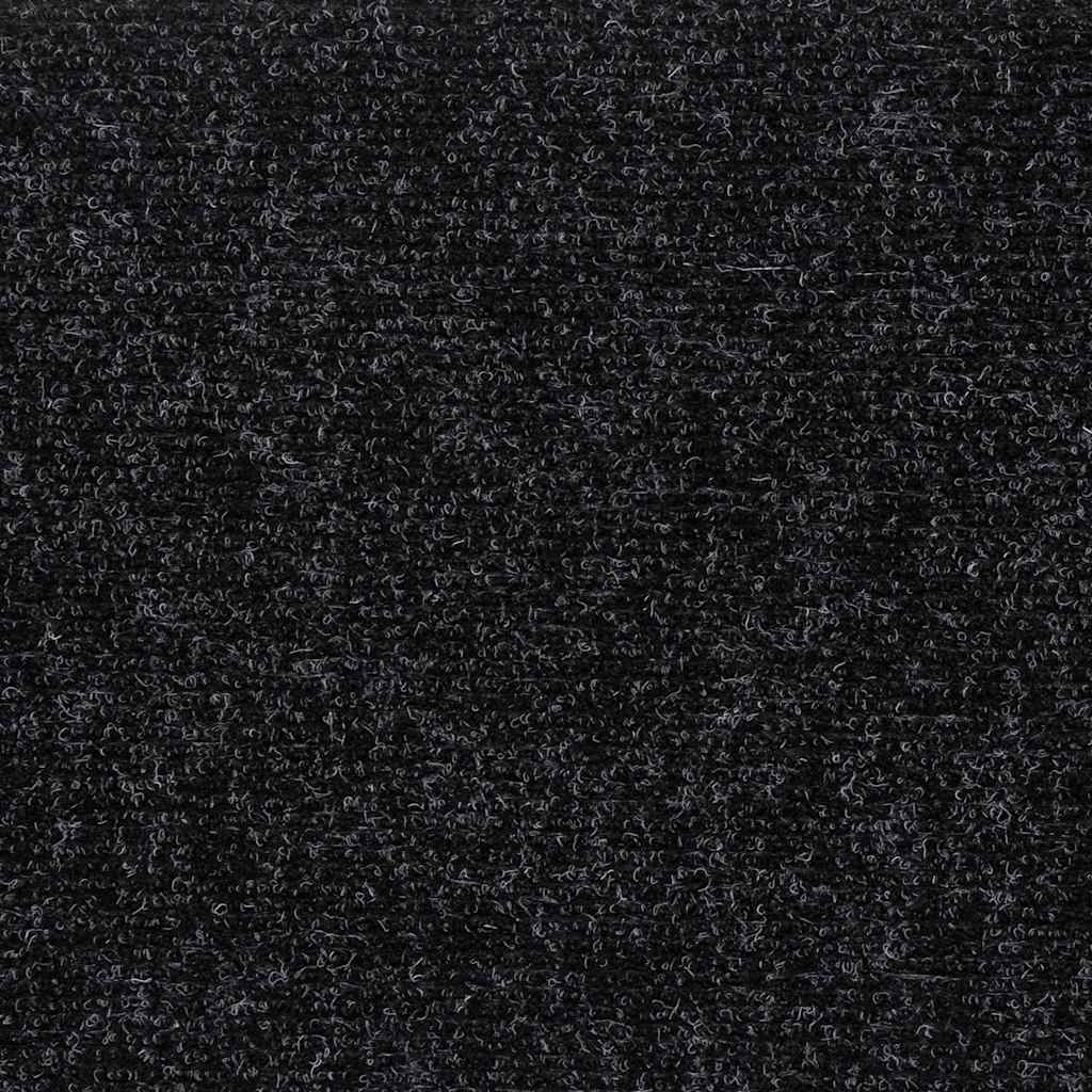 Prostirke za stepenice samoljepljive 30 kom 60x25 cm crne pravokutne