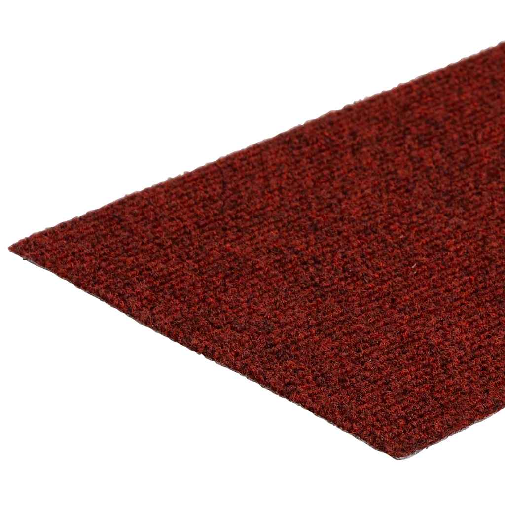 Prostirke za stepenice samoljepljive 30 kom 60x25 cm bordo crvene pravokutne