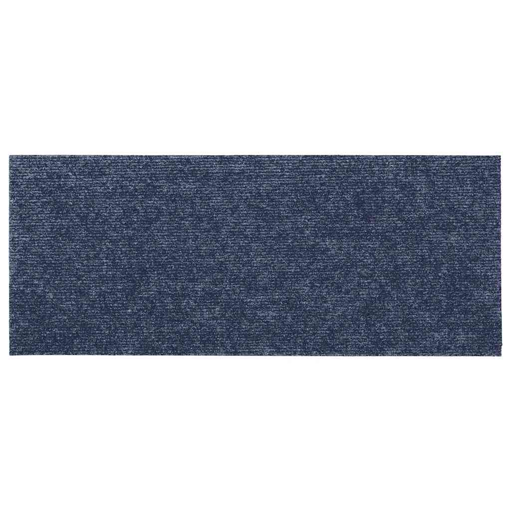 Prostirke za stepenice samoljepljive 30 kom 60x25 cm sivo plave pravokutne