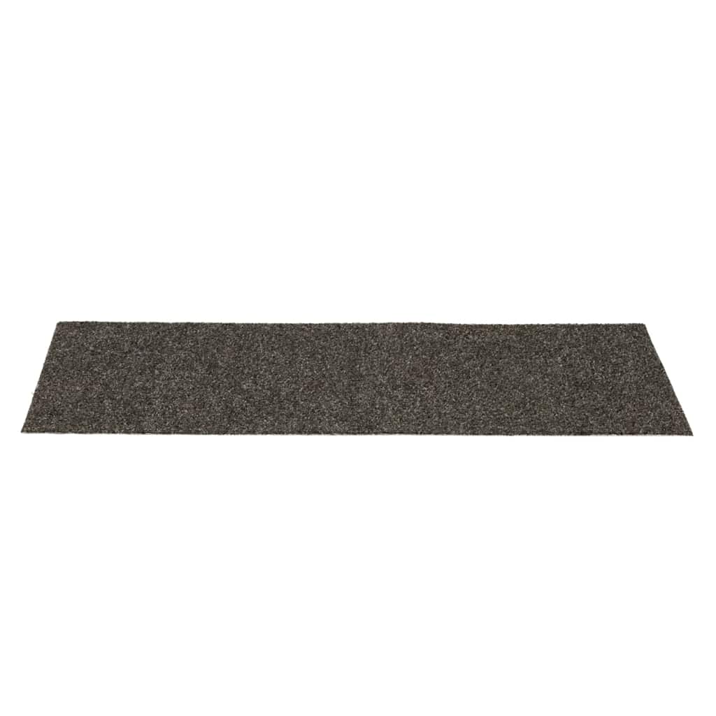 Prostirke za stepenice samoljepljive 30 kom 60x25 cm antracit pravokutne