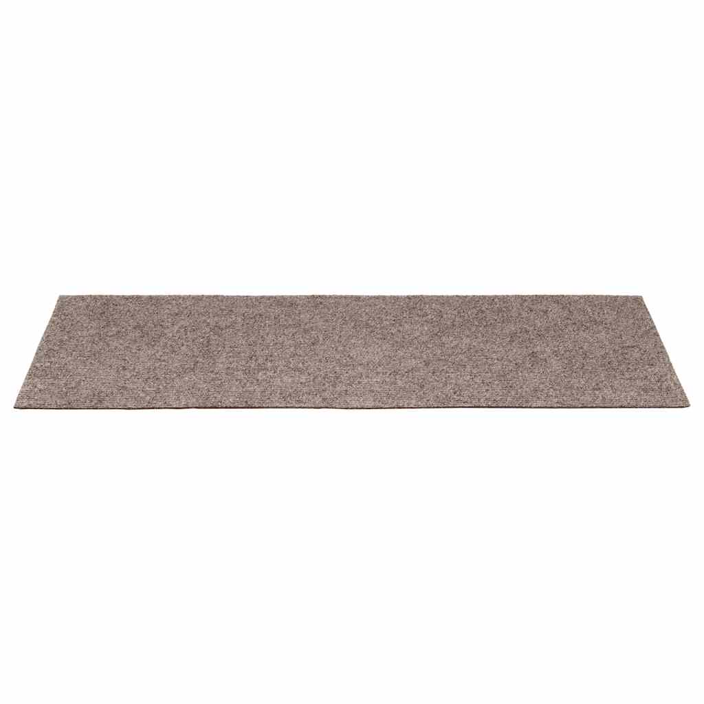 Prostirke za stepenice samoljepljive 30 kom 60x25 cm bež pravokutne