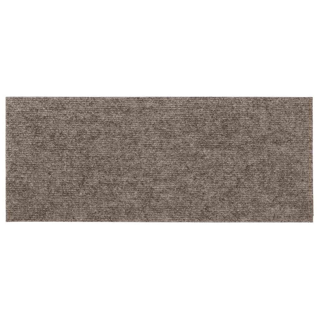 Prostirke za stepenice samoljepljive 30 kom 60x25 cm bež pravokutne