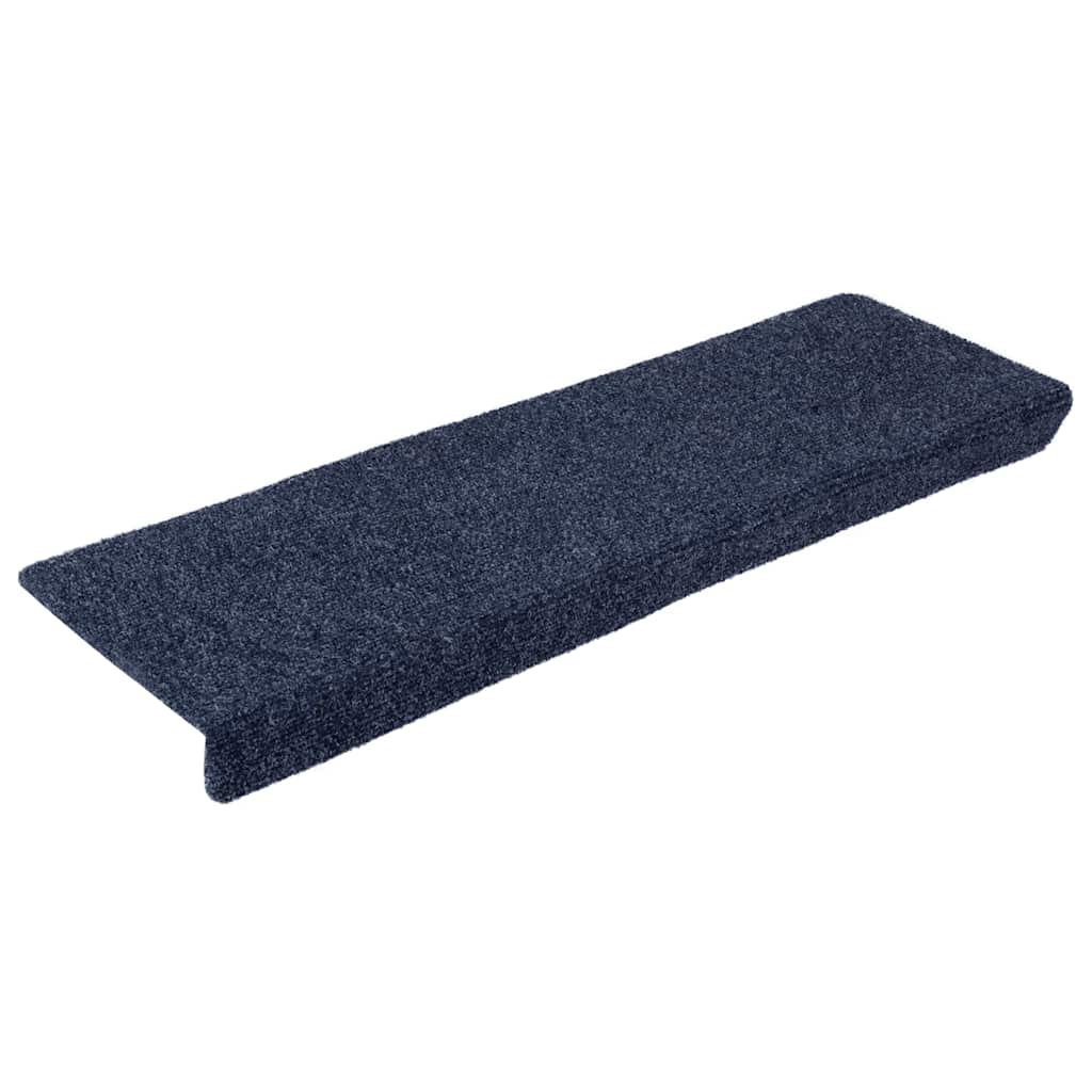 Prostirke za stepenice samoljepljive 20 kom 65x21x4 cm antracit pravokutni rub