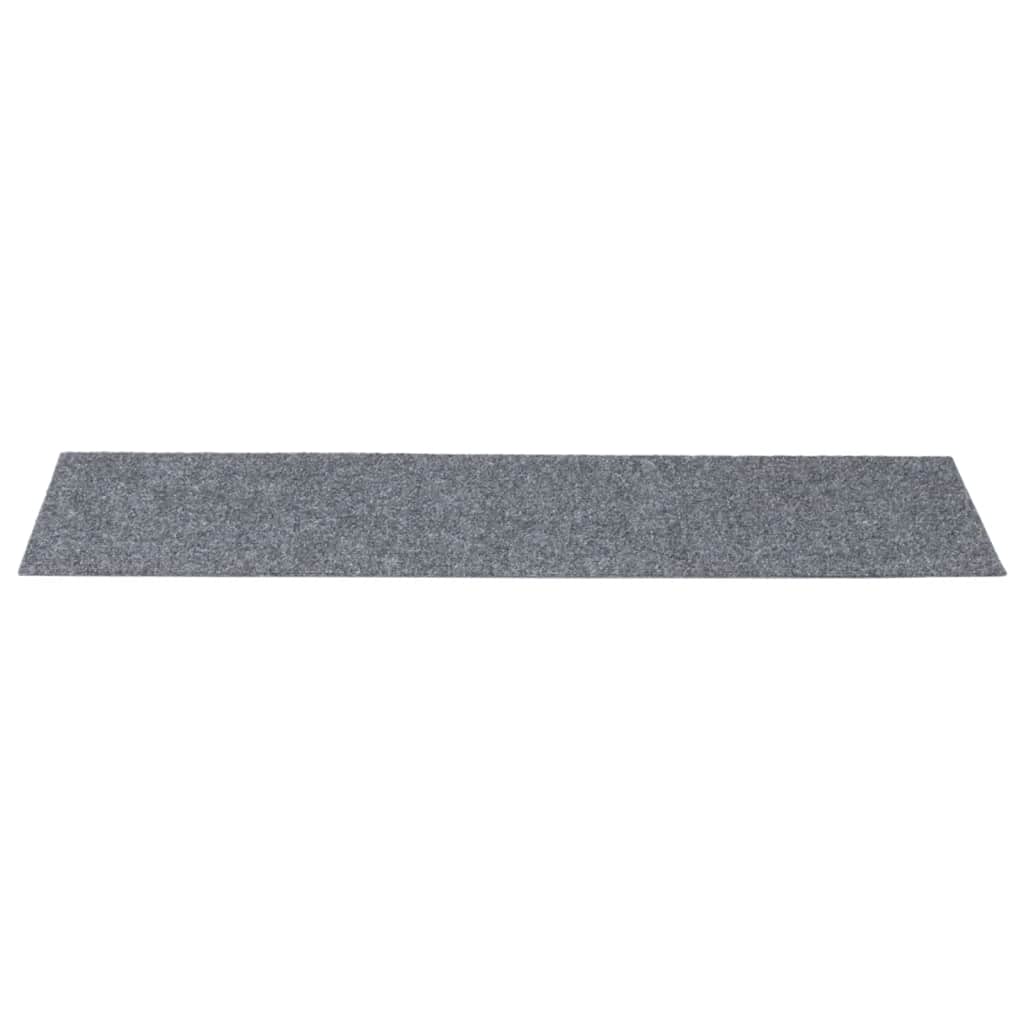 Prostirke za stepenice samoljepljive 30 kom 76x20 cm svijetlo sive pravokutne