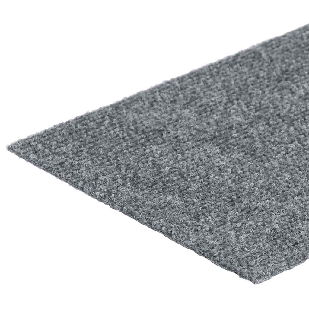 Prostirke za stepenice samoljepljive 30 kom 76x20 cm svijetlo sive pravokutne